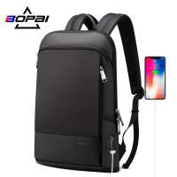 Unisex travel lightweight casual usb charger laptop bag smart usb port anti theft backpack